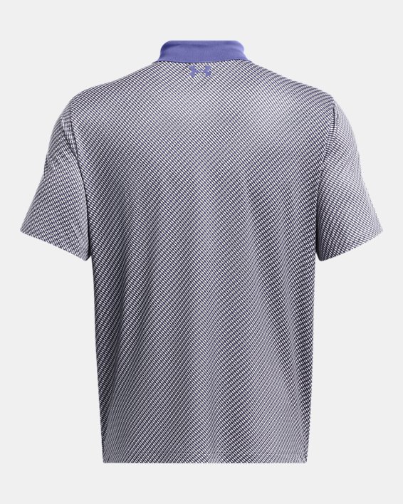 Men's UA Matchplay Printed Polo in Purple image number 3